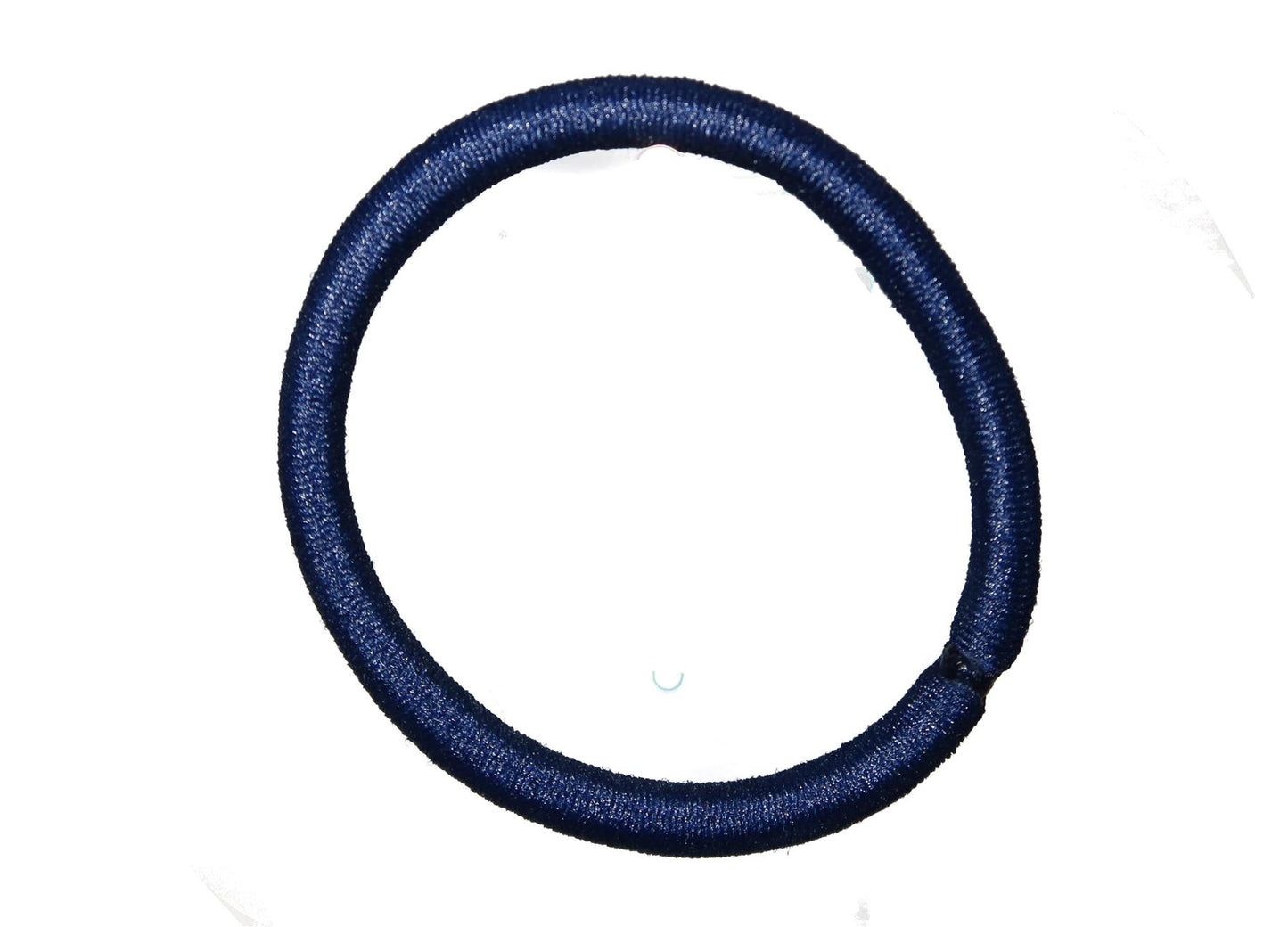 Navy Blue Snag Free Elastics Hair Bands Bobbles School No Metal