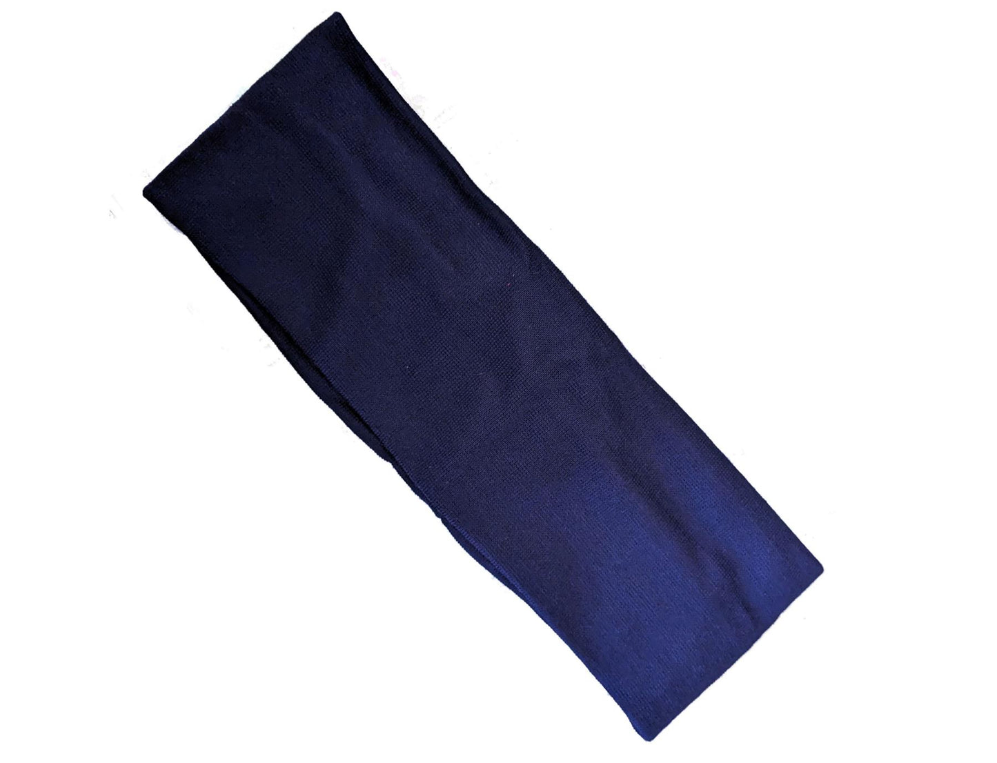 7cm Navy Stretch Headband Sports Dance Gym Training Make Up Hair Band
