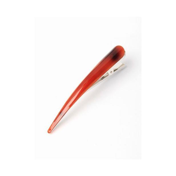 Tort Brown Overlayed Beak Concorde Hair Clip Slide
