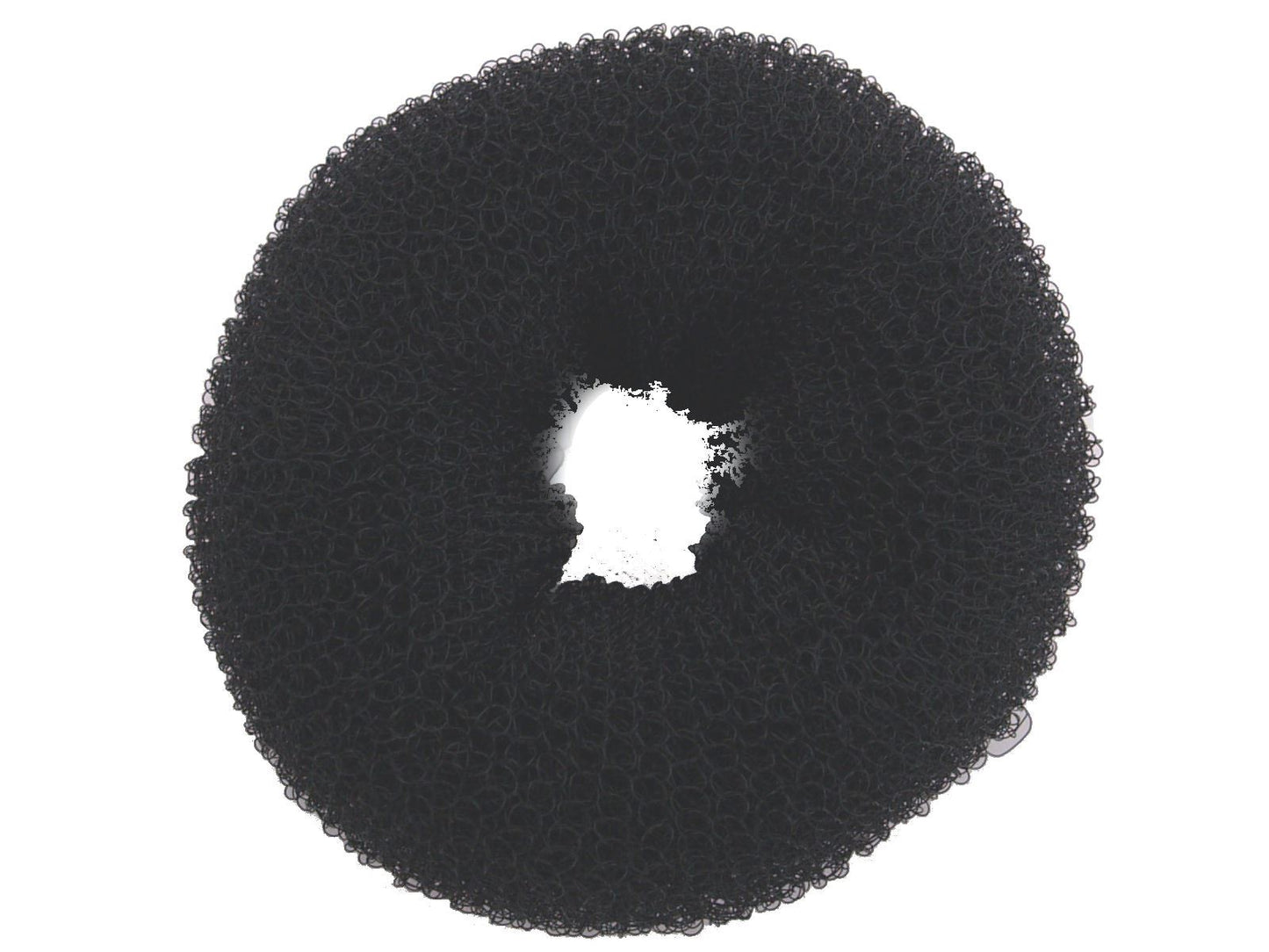 9cm Black Bun Shaper Hair Ring Donut Ballerina Ballet Dance Gymnastics