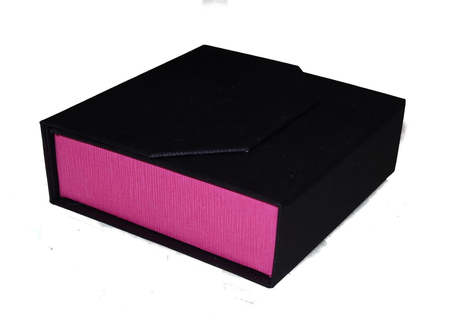 Black Pink Earring Necklace Jewellery Box