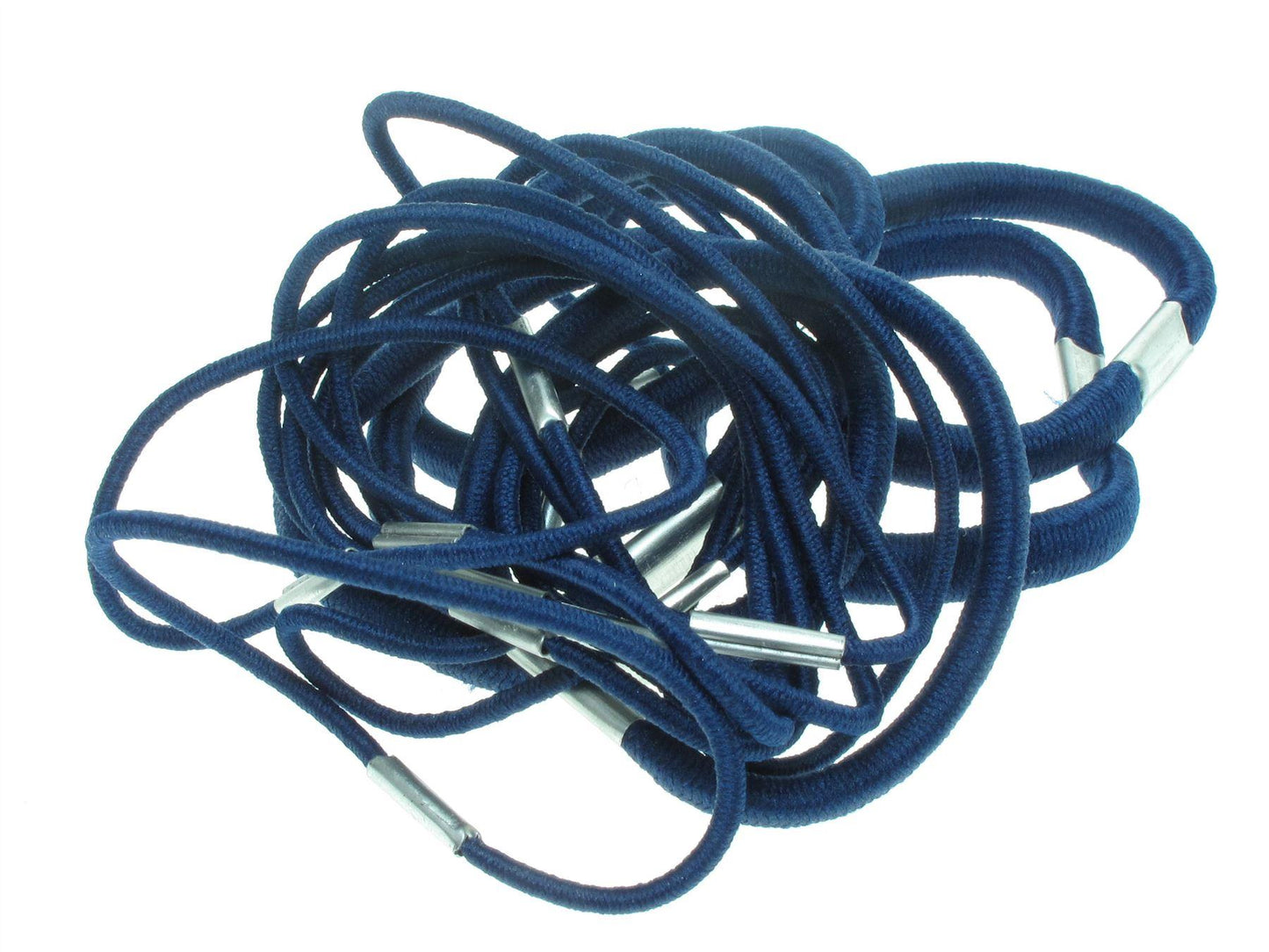 18 Navy Blue Thick And Thin Hair Elastics Hair Bands Bobbles School Colours