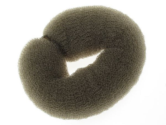 18cm Brown Popper Roller Bun Shaper Updo French Twist Ballet Dance Gym