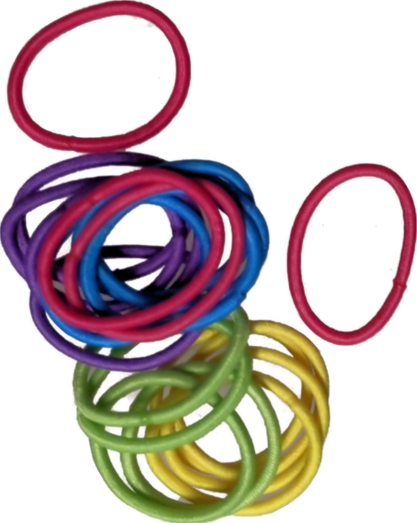 Mini Small Bright Hair Elastics Hair Bands