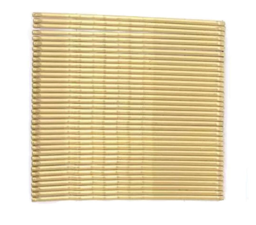 Golden Blonde Hair Grips Kirby Grips Hair Slides Clips Bobby Pins 6.5cm