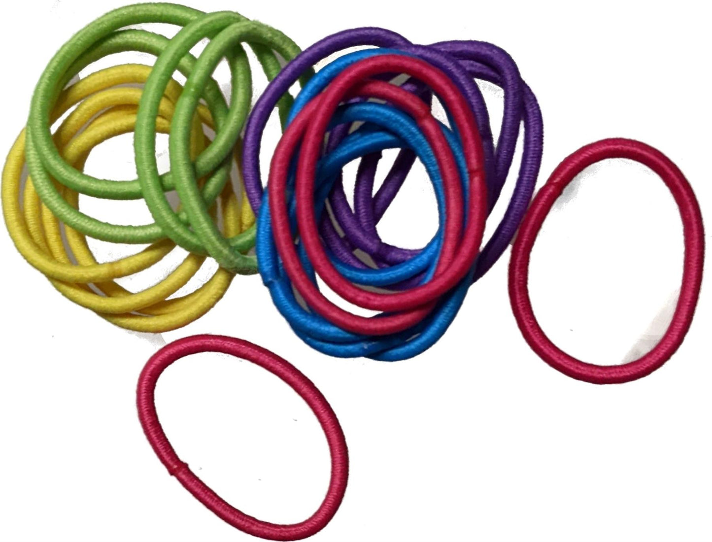 Mini Small Bright Hair Elastics Hair Bands