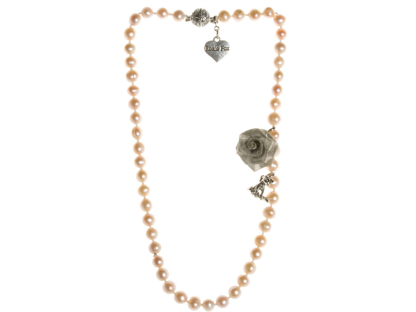 Pink Pearl Single Strand Necklace