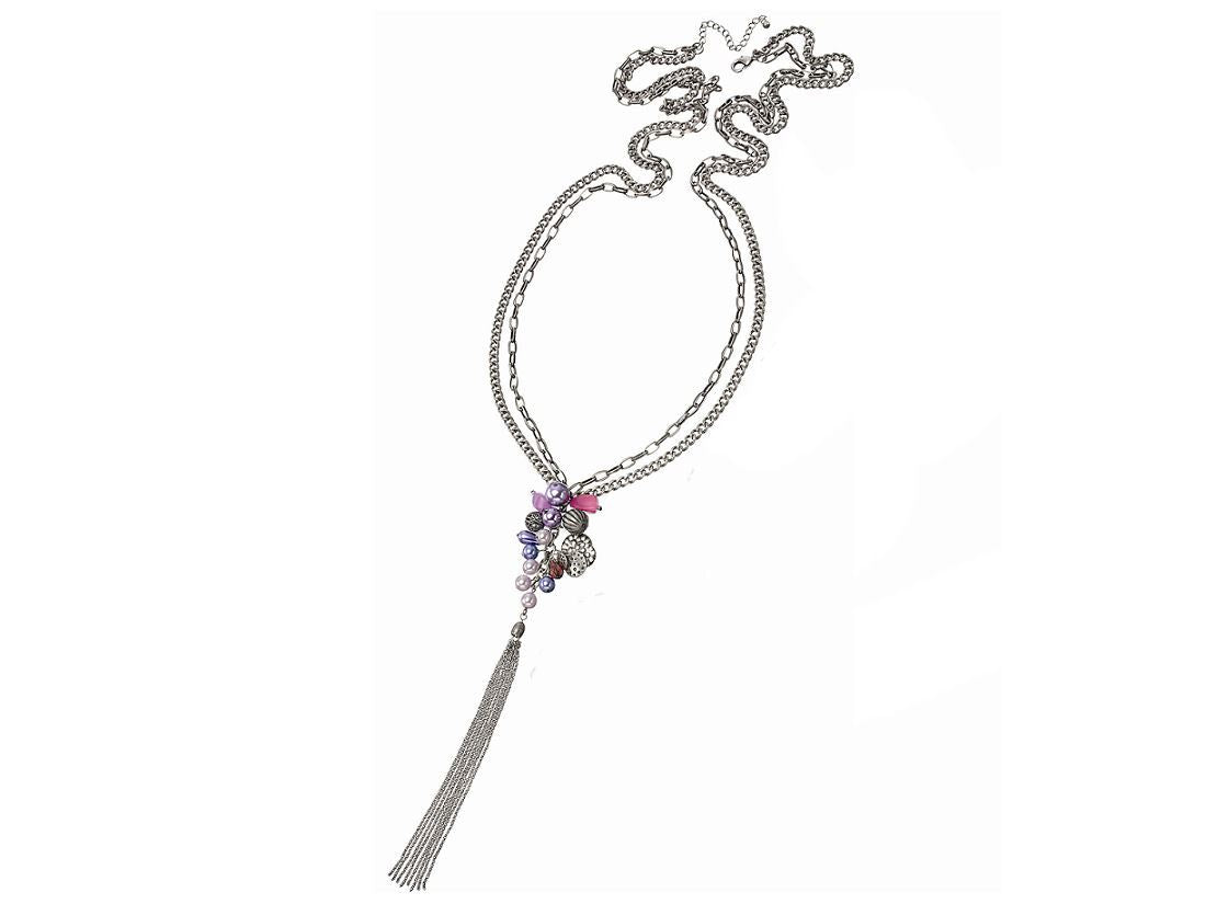 Bead and Tassel Necklace Fashion Jewellery Ladies Women