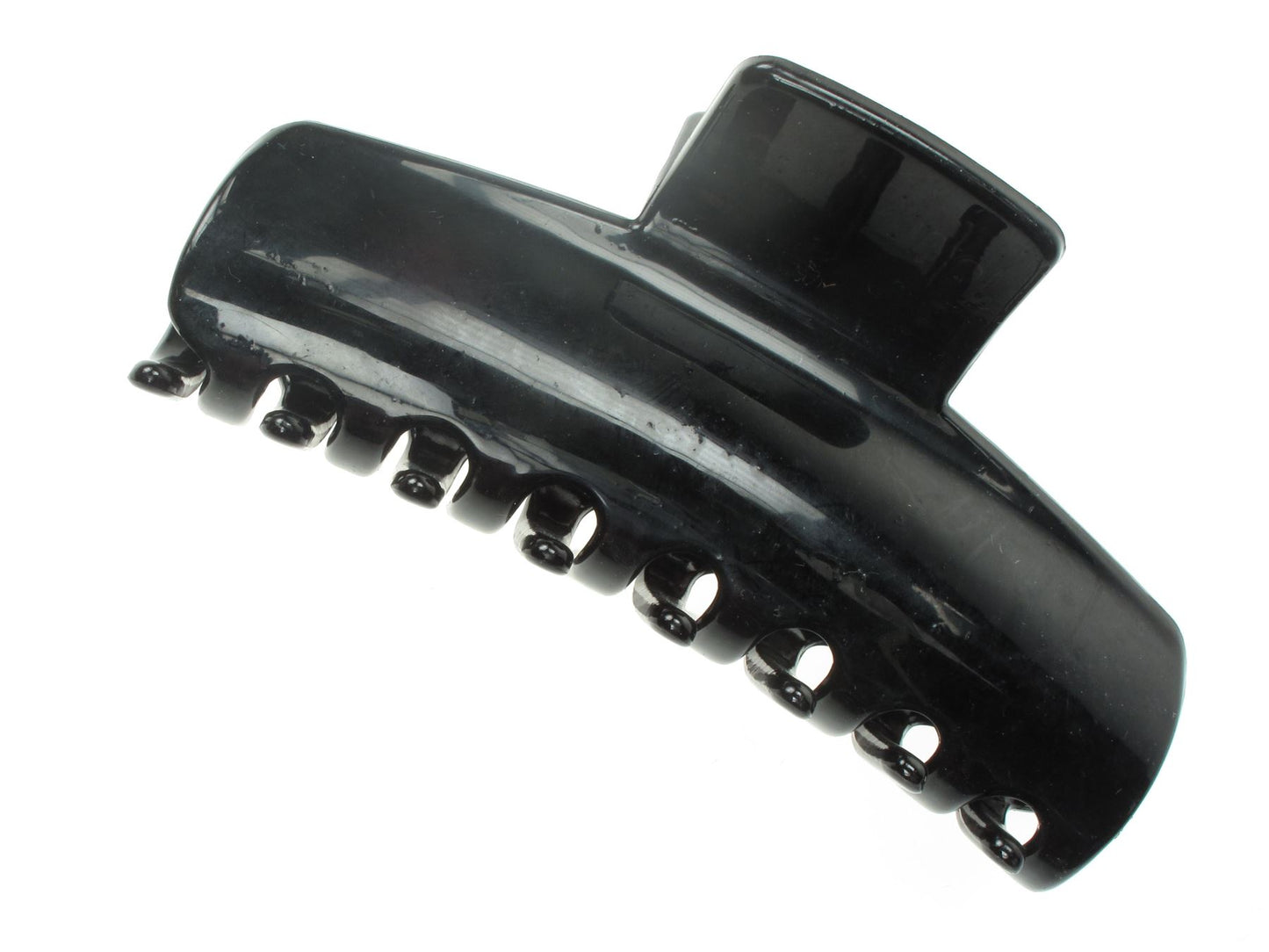 9cm Classic Rectangle Black Plastic Hair Claw Clip Clamp Jaw Clip