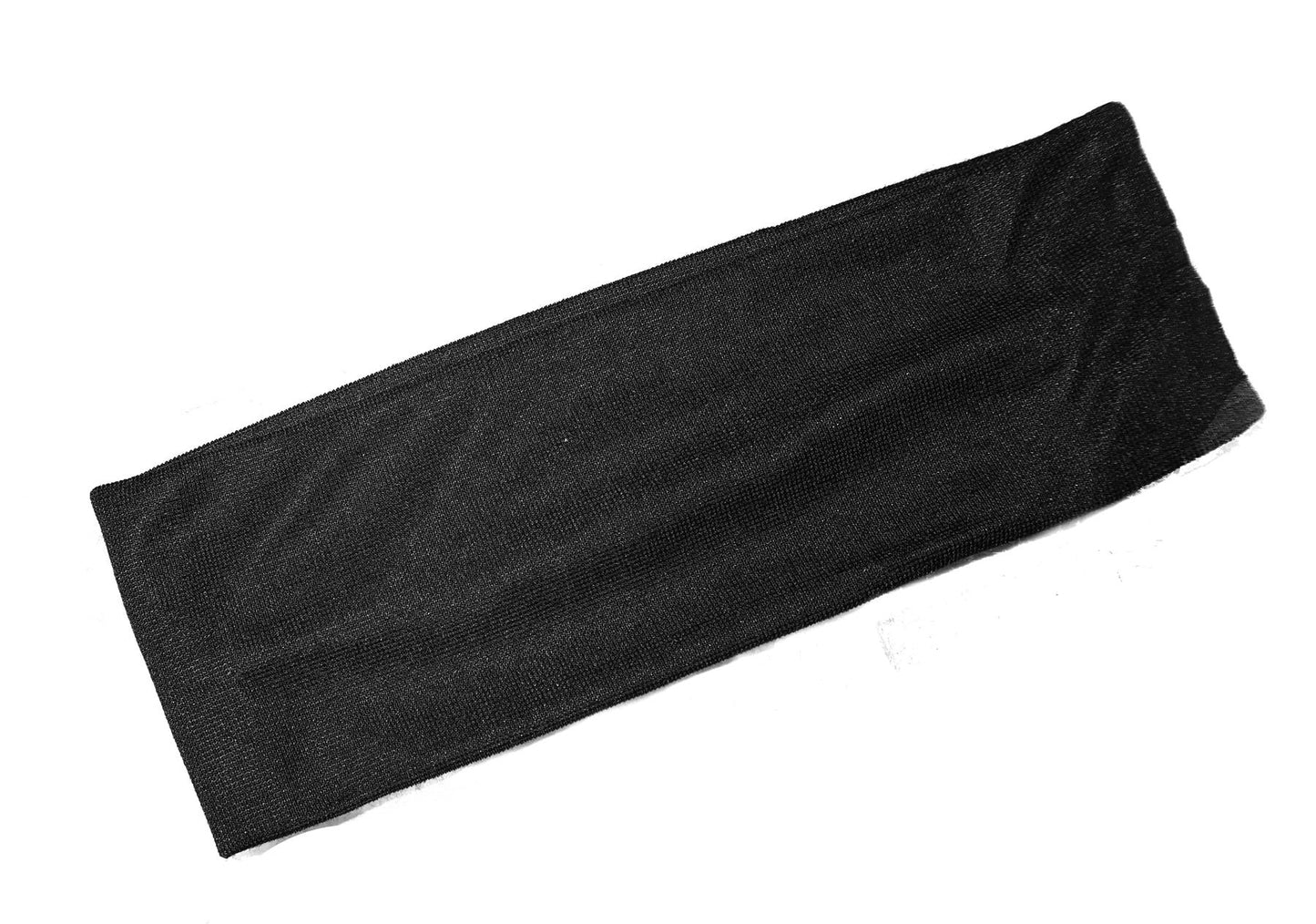 7cm Black Stretch Headband Sports Dance Gym Training Make Up Hair Band