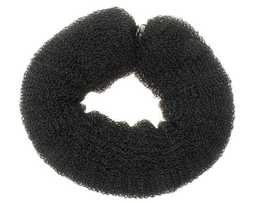 18cm Black Popper Roller Bun Shaper Updo French Twist Ballet Dance Gym