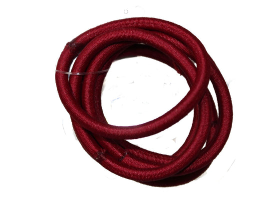6 Burgundy Endless Snag Free Hair Bobbles Hair Elastics Hair Bands