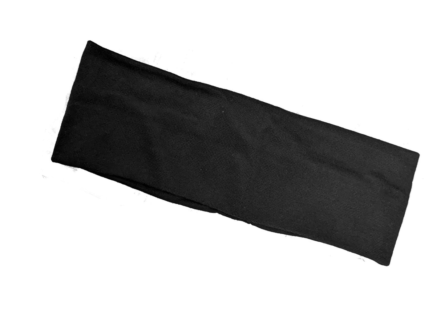 7cm Black Stretch Headband Sports Dance Gym Training Make Up Hair Band