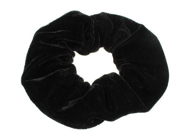 Black Velvet Hair Scrunchie Hair Bobble Hair Elastic Band