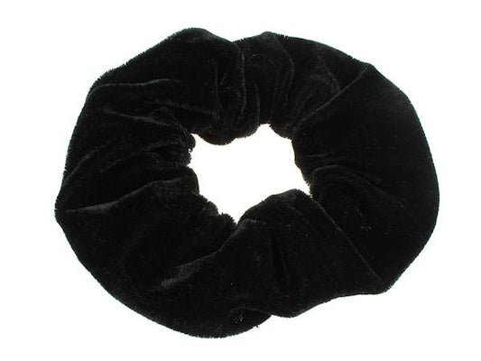 Black Velvet Hair Scrunchie Hair Bobble Hair Elastic Band