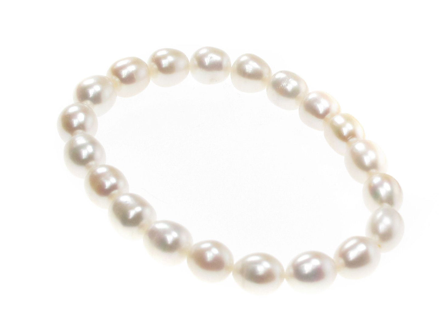 Large Ivory Freshwater Pearl Bracelet