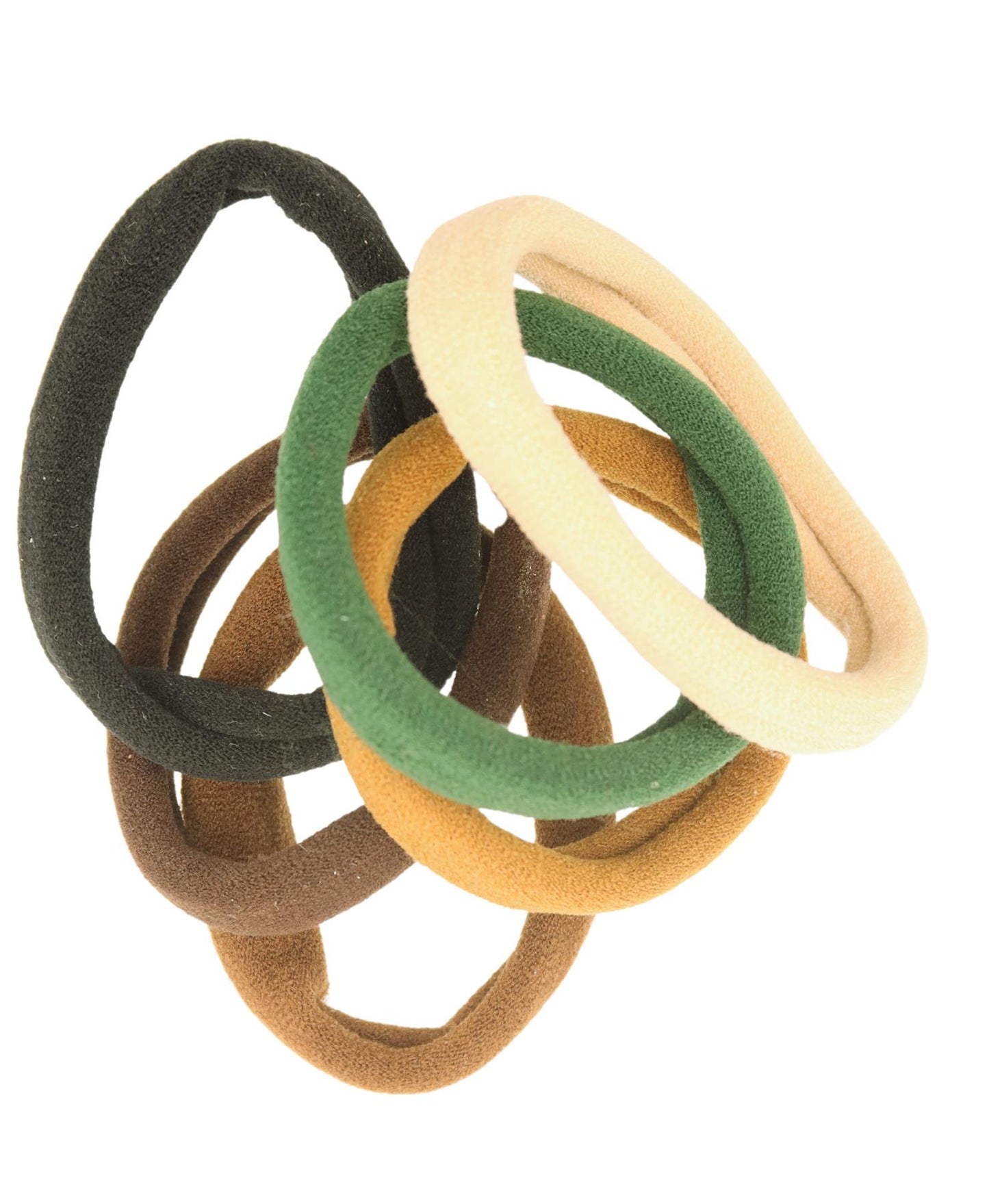 Large Neutral Jersey Endless Snag Free Hair Bobbles