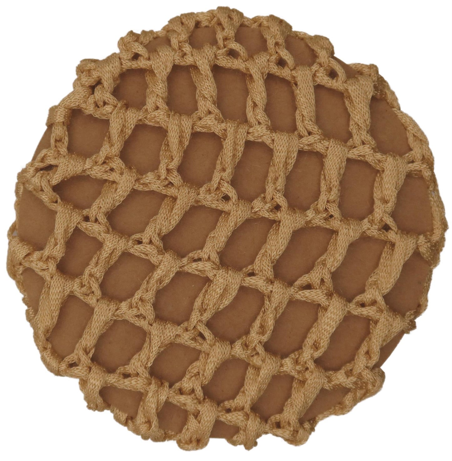 Golden Blonde Ribbon Knot Bun Elasticated Hair Net Ballet Dance Gymnastics