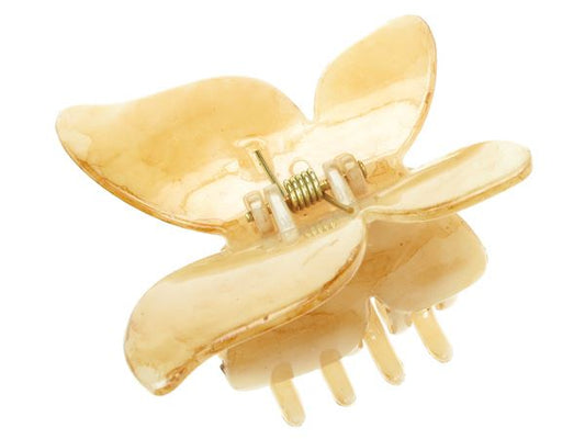 Golden Light Brown Plastic Butterfly 3cm Claw Hair Claw Clip Clamp Jaw Clip