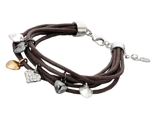 Fiorelli Multi-Cord Crystal Bracelet