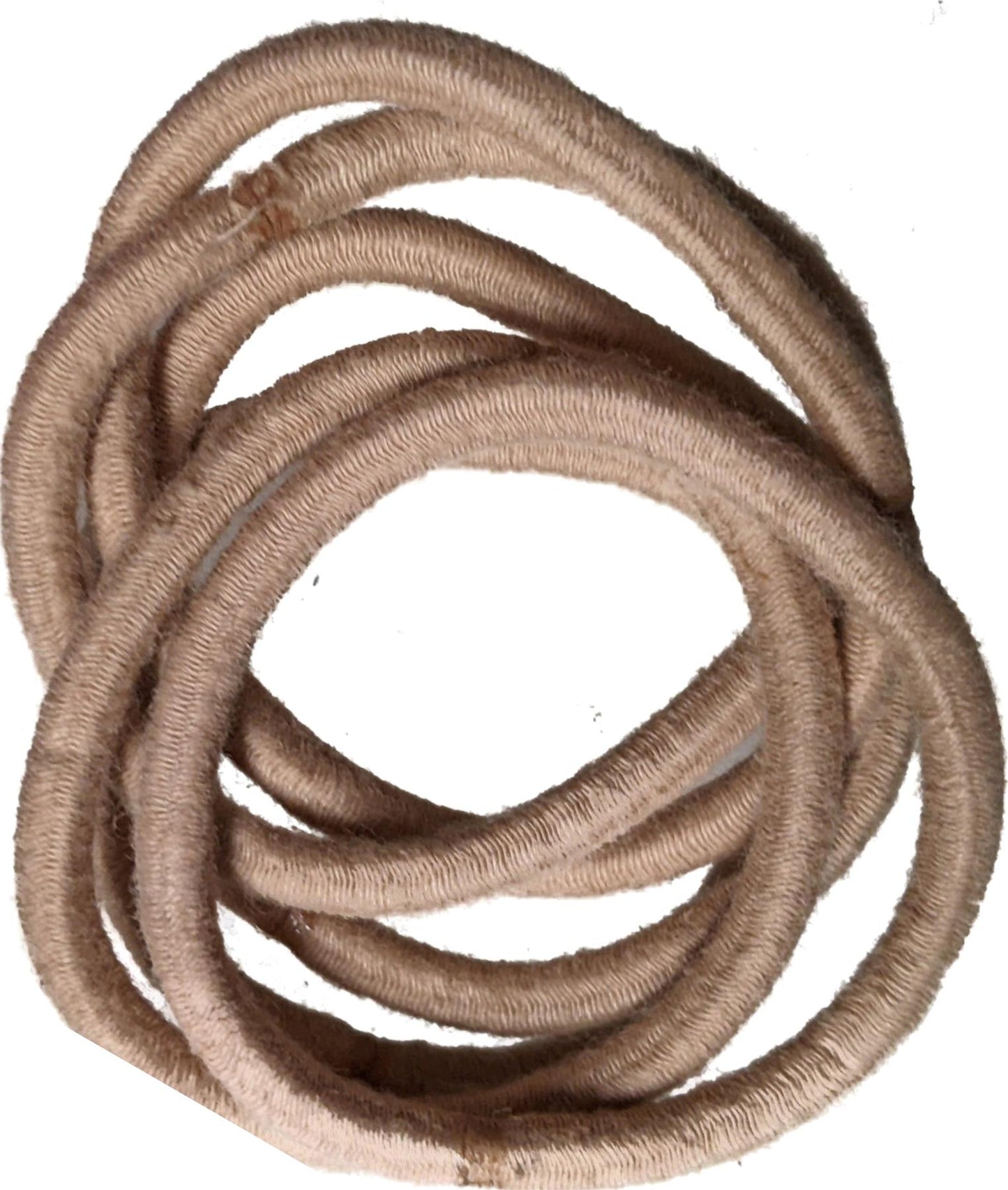 Nude Blonde Coffee Snag-Free Hair Elastics Hair Bands Hair Bobbles