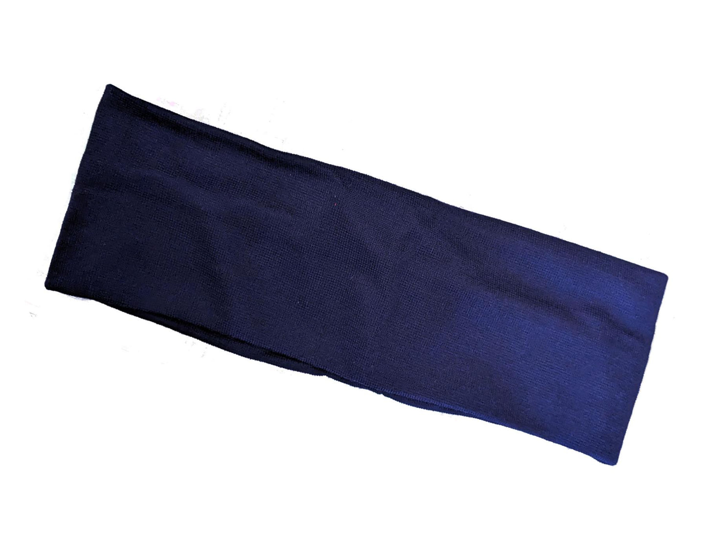 7cm Navy Stretch Headband Sports Dance Gym Training Make Up Hair Band