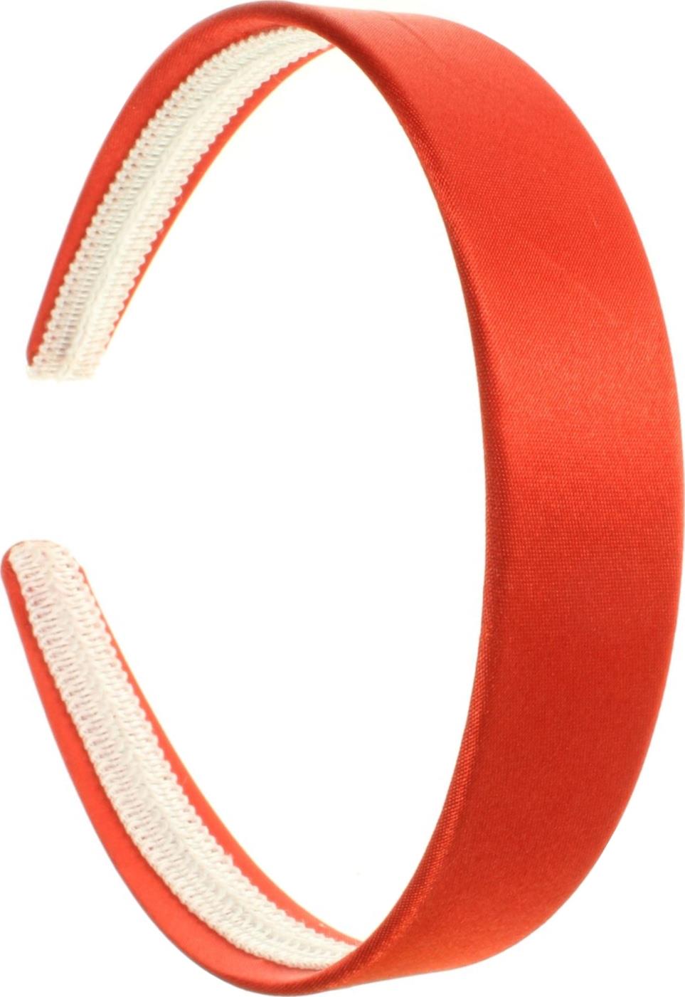 2.5cm (1") Red Satin Covered Plastic Alice Band Hair Band Headband No Teeth