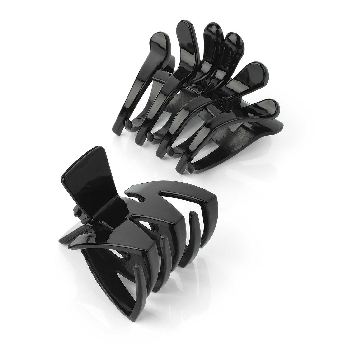 Small Mini 4cm Black Plastic Hair Claw Clamp Clip Hair Girls Ladies