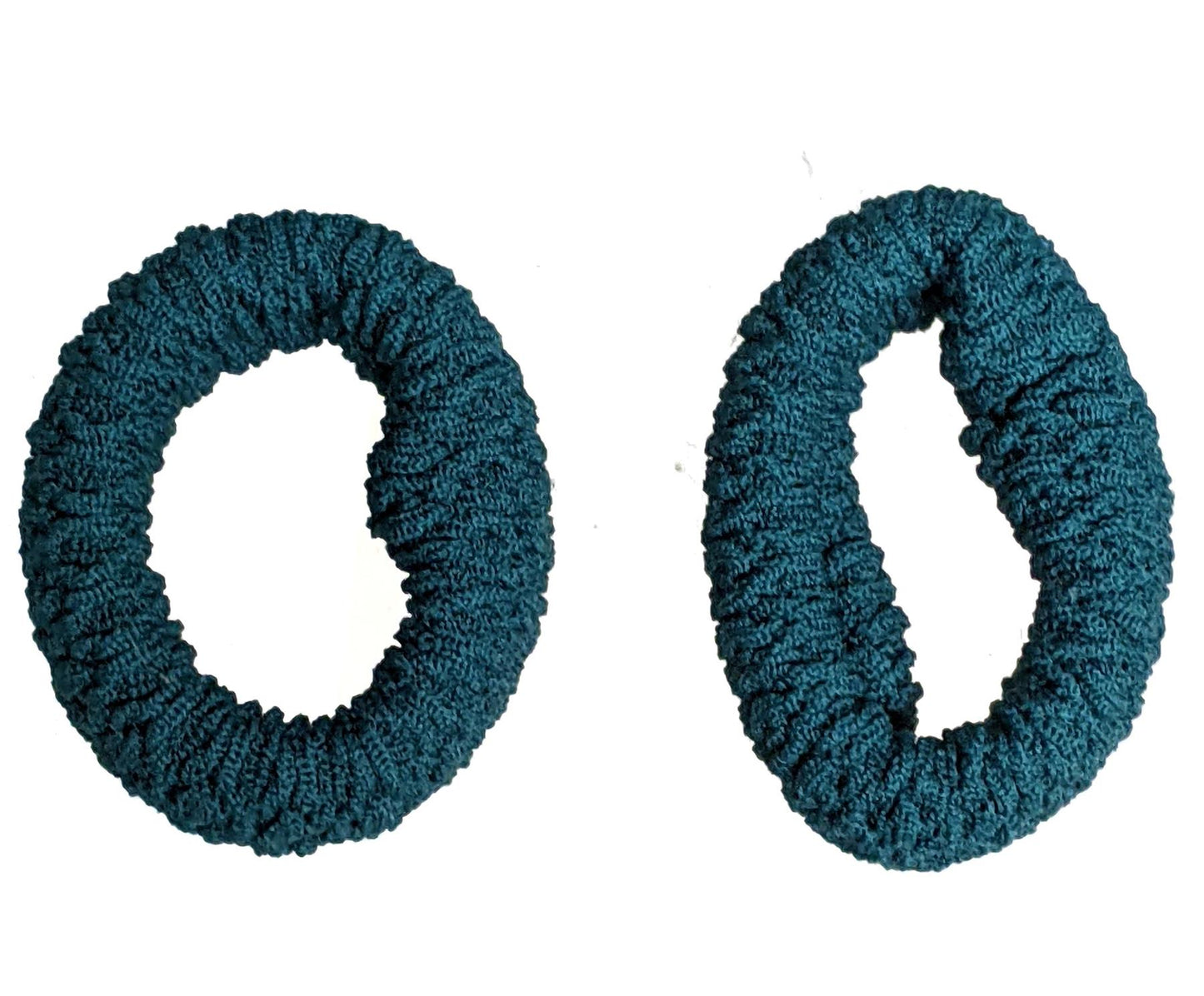 Large Green Knit Endless Snag Free Hair Bobbles