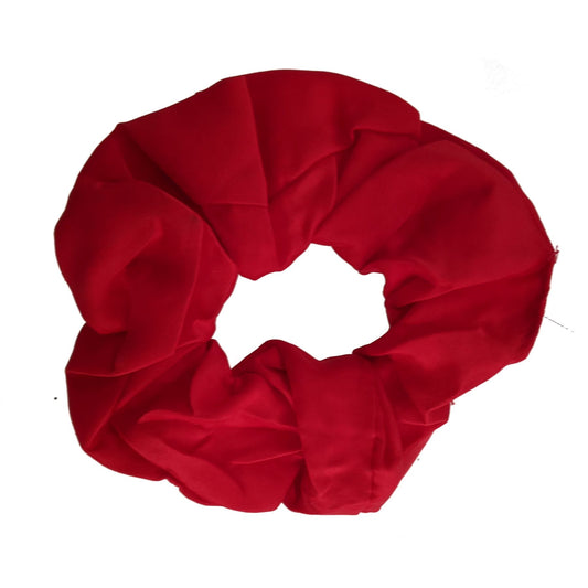 Red Satin Style Hair Scrunchie Hair Bobble Hair Elastic Band Work Gym