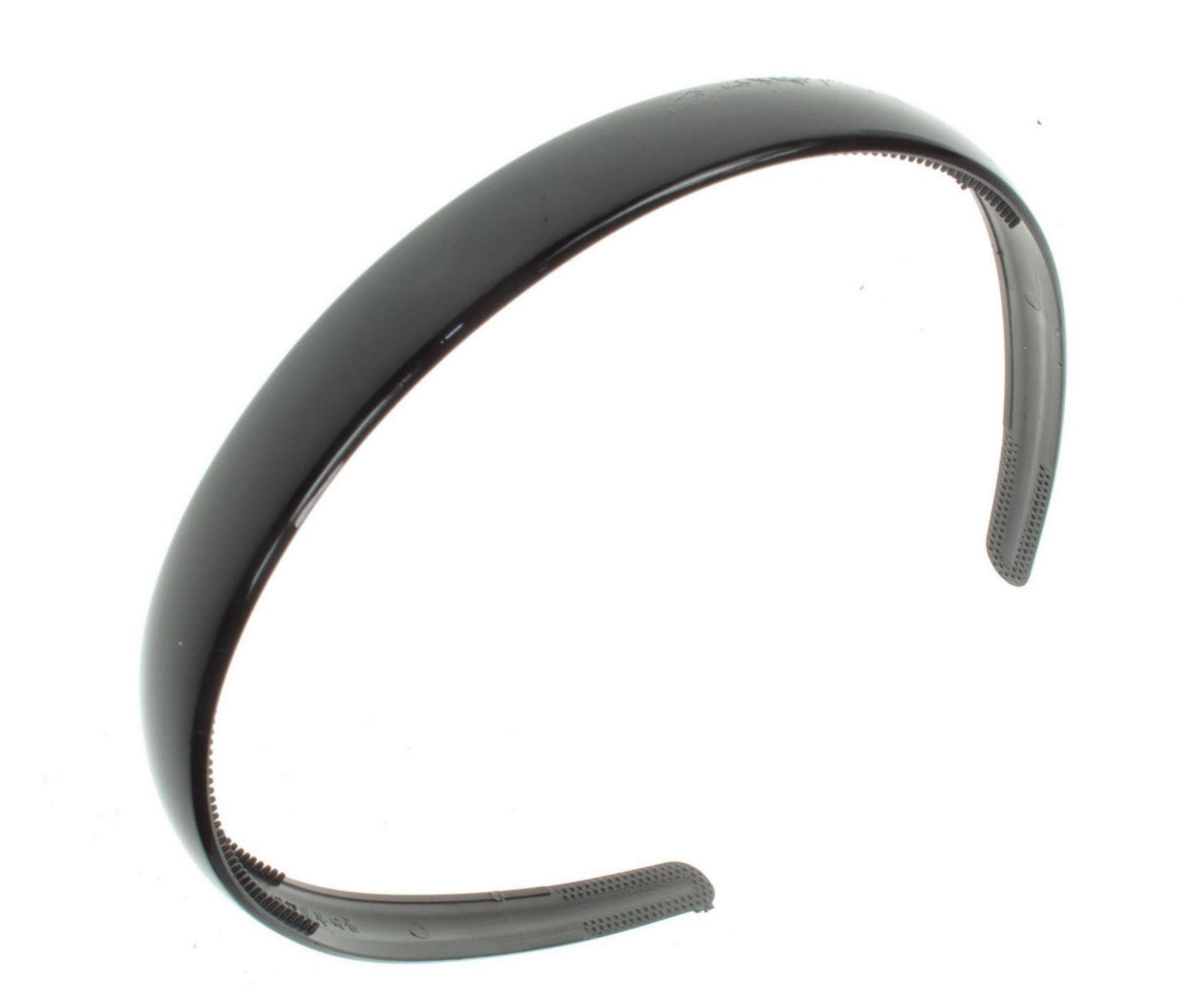 1.5cm Plain Black Plastic Alice Band Hair Band Headband With Teeth