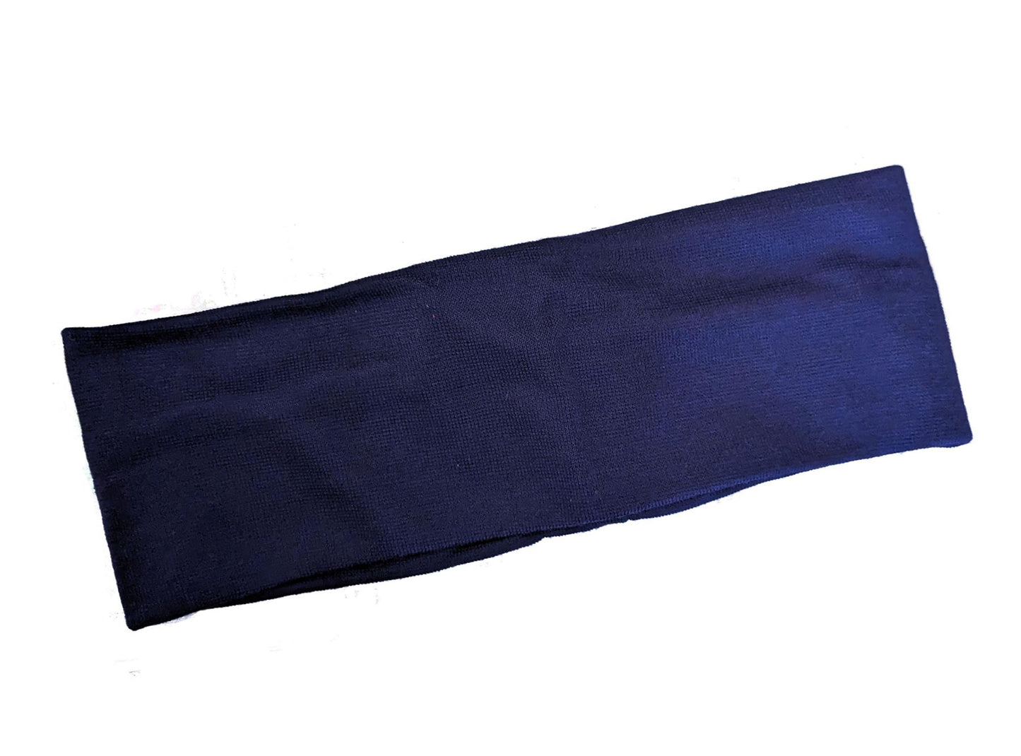 7cm Navy Stretch Headband Sports Dance Gym Training Make Up Hair Band