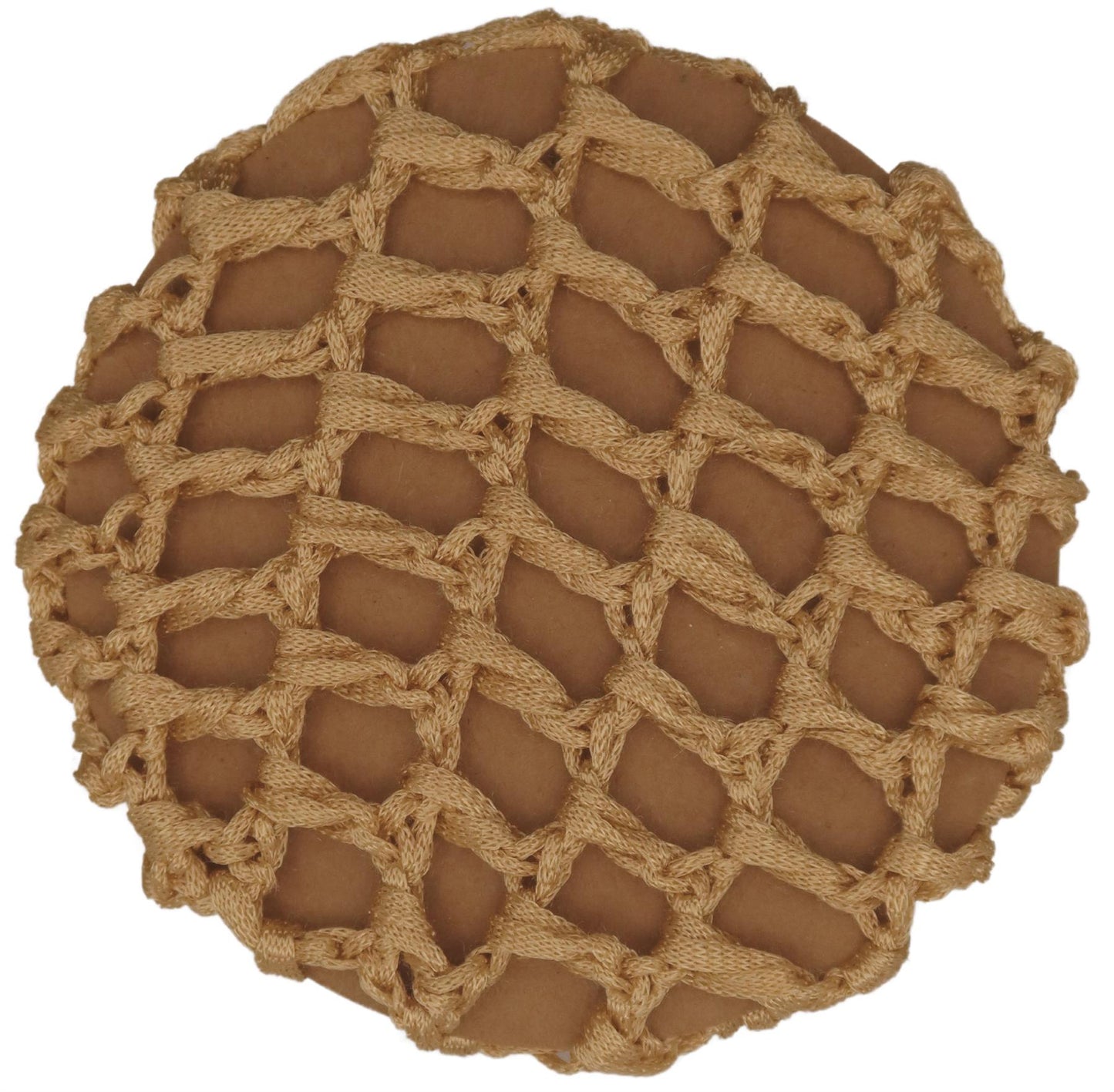 Golden Blonde Ribbon Knot Bun Elasticated Hair Net Ballet Dance Gymnastics