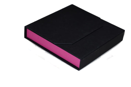 Black Pink Necklace Set Jewellery Box