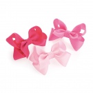 Pink Toned Bow Hair Clips