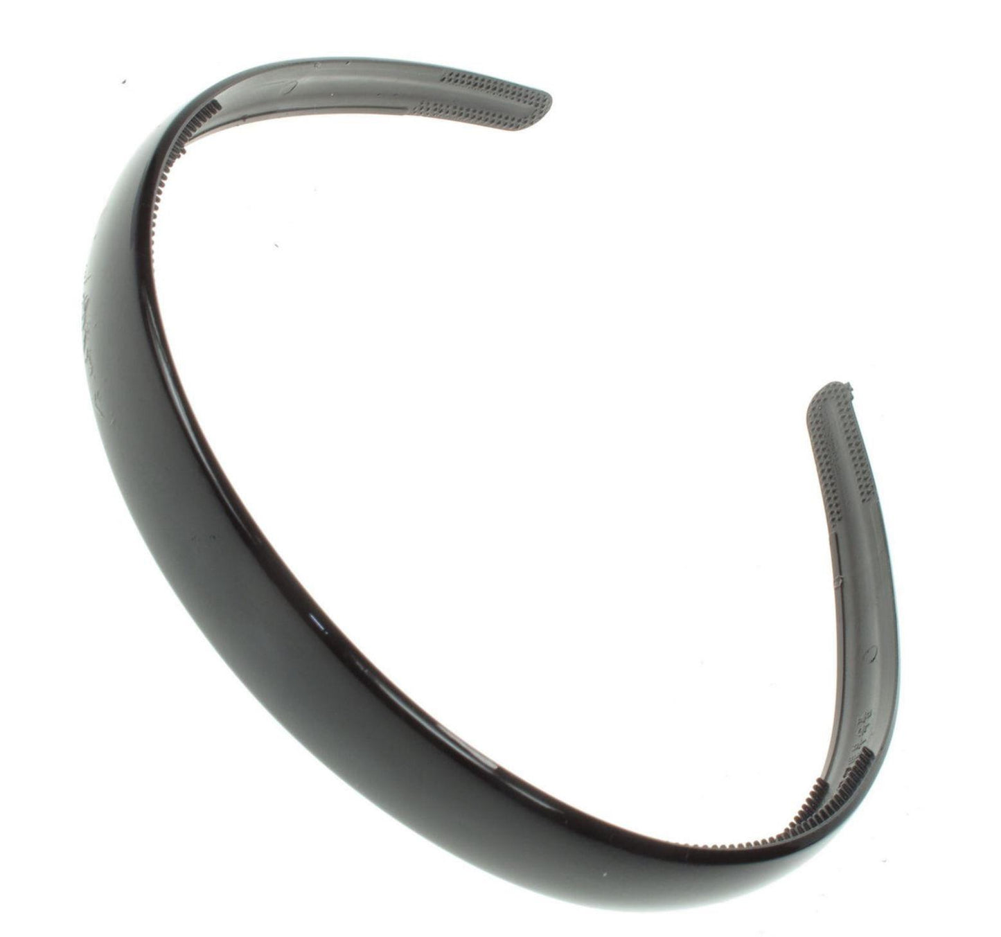 1.5cm Plain Black Plastic Alice Band Hair Band Headband With Teeth