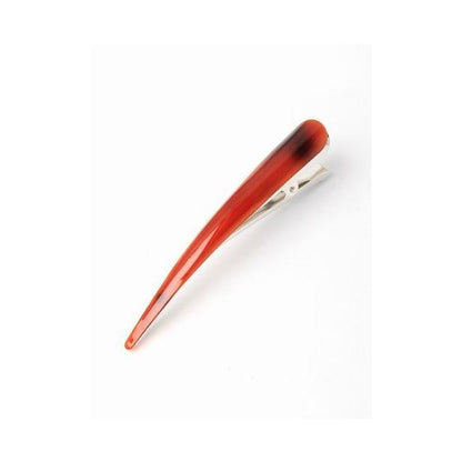 Tort Brown Overlayed Beak Concorde Hair Clip Slide