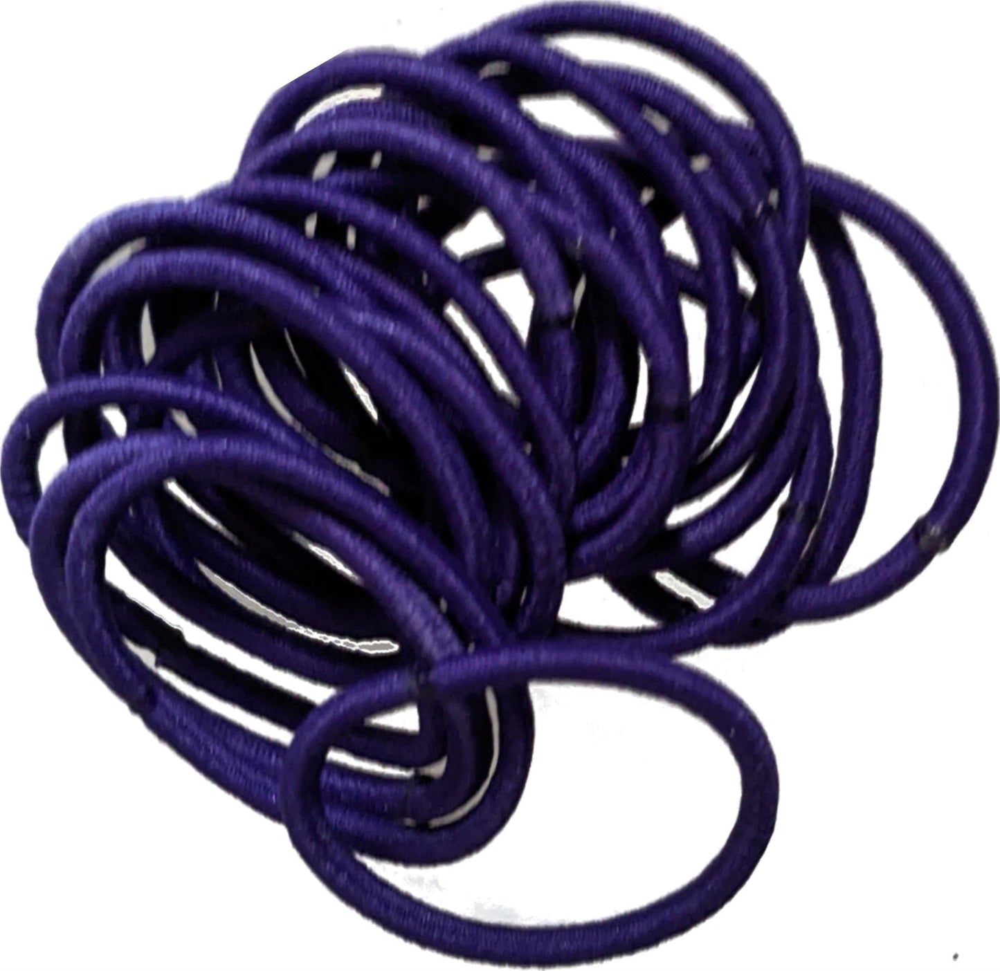 Small Purple Snag-Free Thin Hair Bobbles Hair Elastics Hair Bands