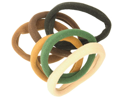 Large Neutral Jersey Endless Snag Free Hair Bobbles