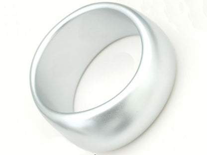 Silver Wide  Bangle BRaceslet Womens Ladies Girls