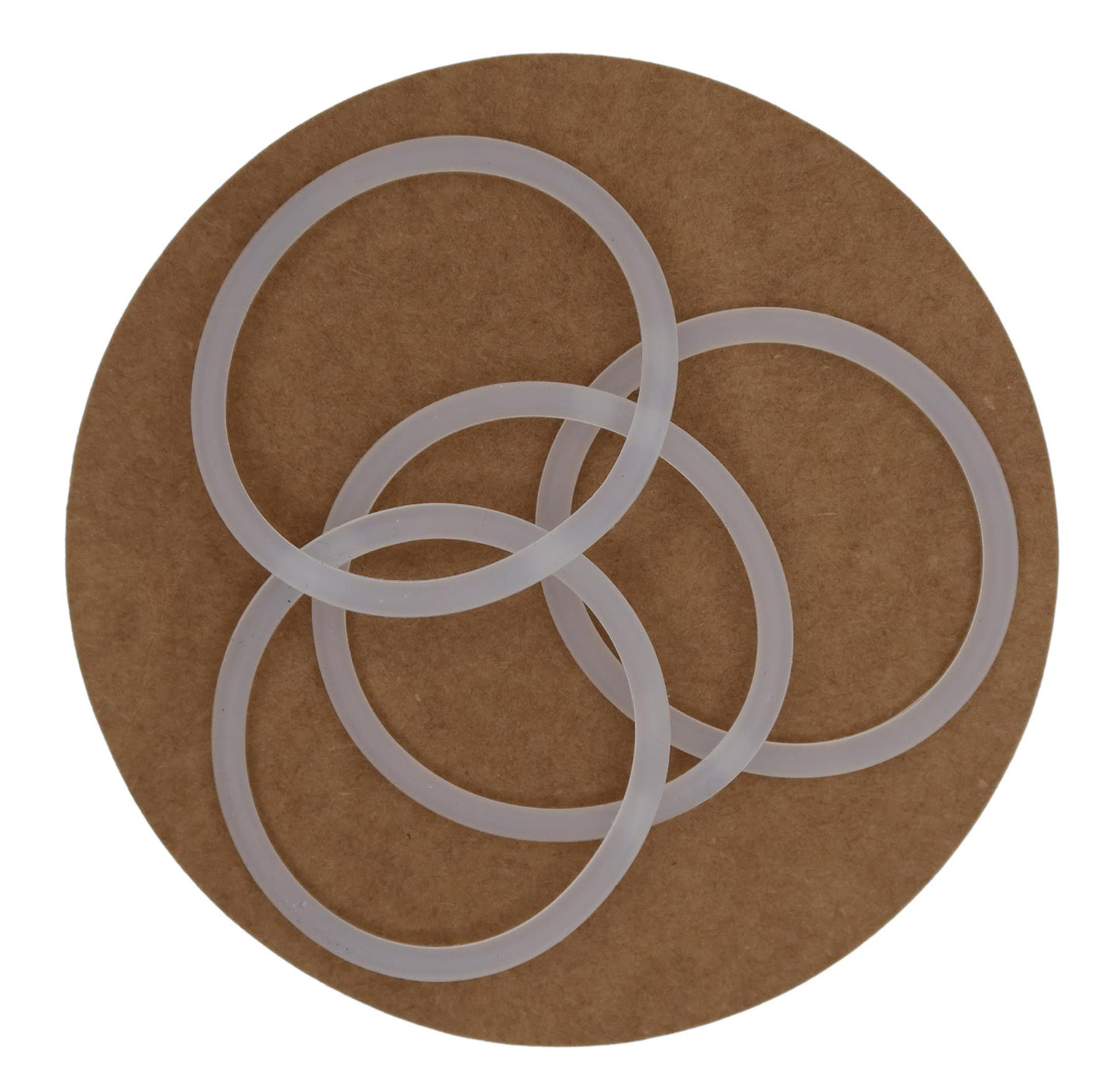 Clear Silicone Non SlipEndless Snag Free Hair Bobbles Elastics Hair Bands