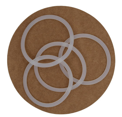 Clear Silicone Non SlipEndless Snag Free Hair Bobbles Elastics Hair Bands