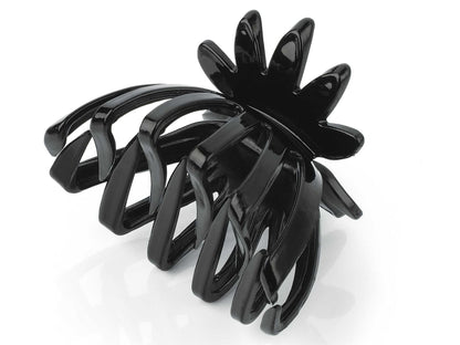7cm Black Fan Shape Chunky Plastic Hair Claw Clamp Clip Hair  Ladies