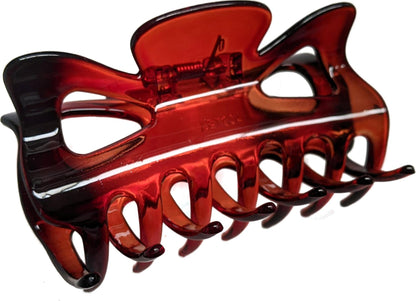 9cm Tort Brown Plastic Hair Claw Clip Clamp Jaw Clip