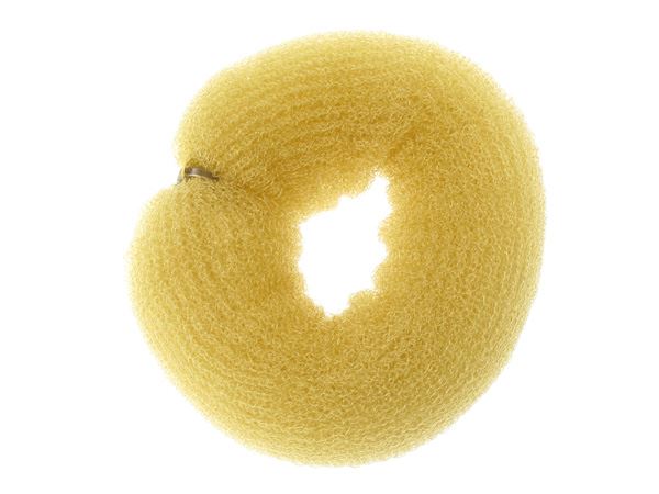 18cm Blonde Popper Roller Bun Shaper Updo French Twist Ballet Dance Gym