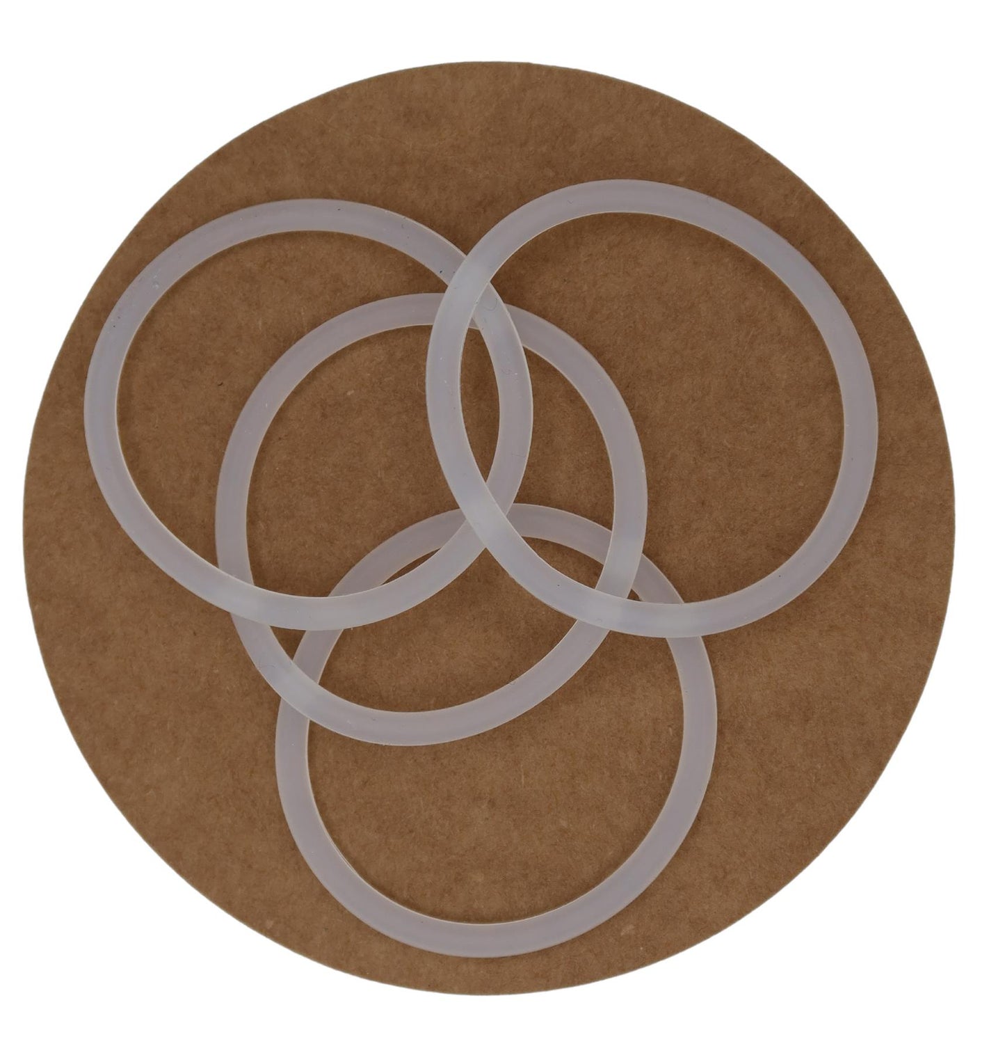 Clear Silicone Non SlipEndless Snag Free Hair Bobbles Elastics Hair Bands