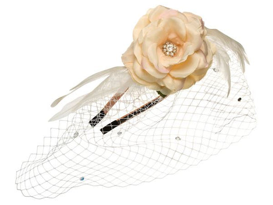 Peach Rose Net Band