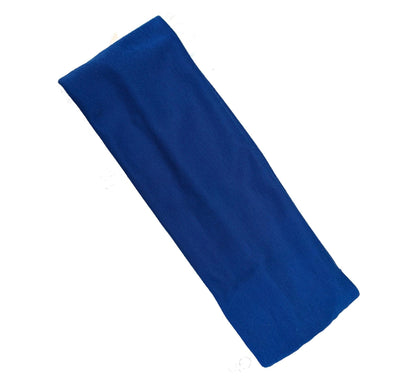 7cm Royal Blue Stretch Headband Bandeau Sports Dance Gym Training Hair Band