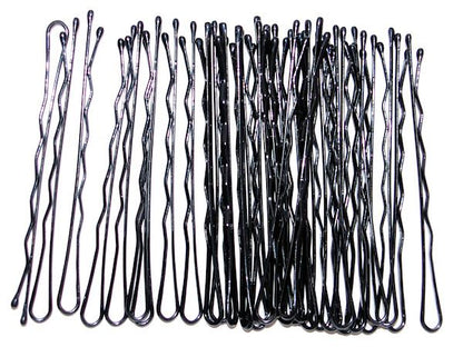 36 x 6.5cm Black Kirby Hair Grips Hair Clip Slides Bobby Pin Hair