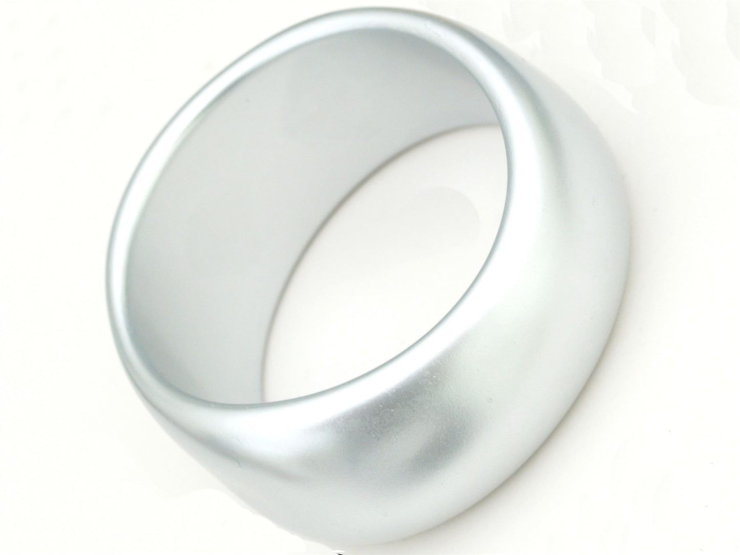 Silver Wide  Bangle BRaceslet Womens Ladies Girls